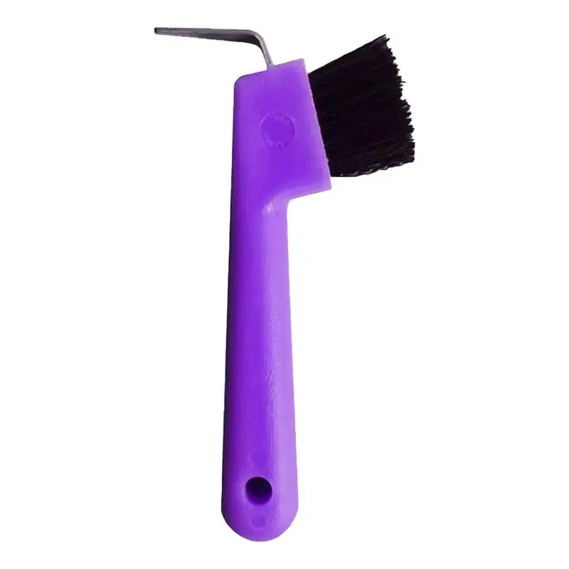 

Horse Grooming Brush 2 In 1 Hoof Pick For Horse Cleaning Horse Grooming Supplies With Ergonomic Handle For Adults And Kids