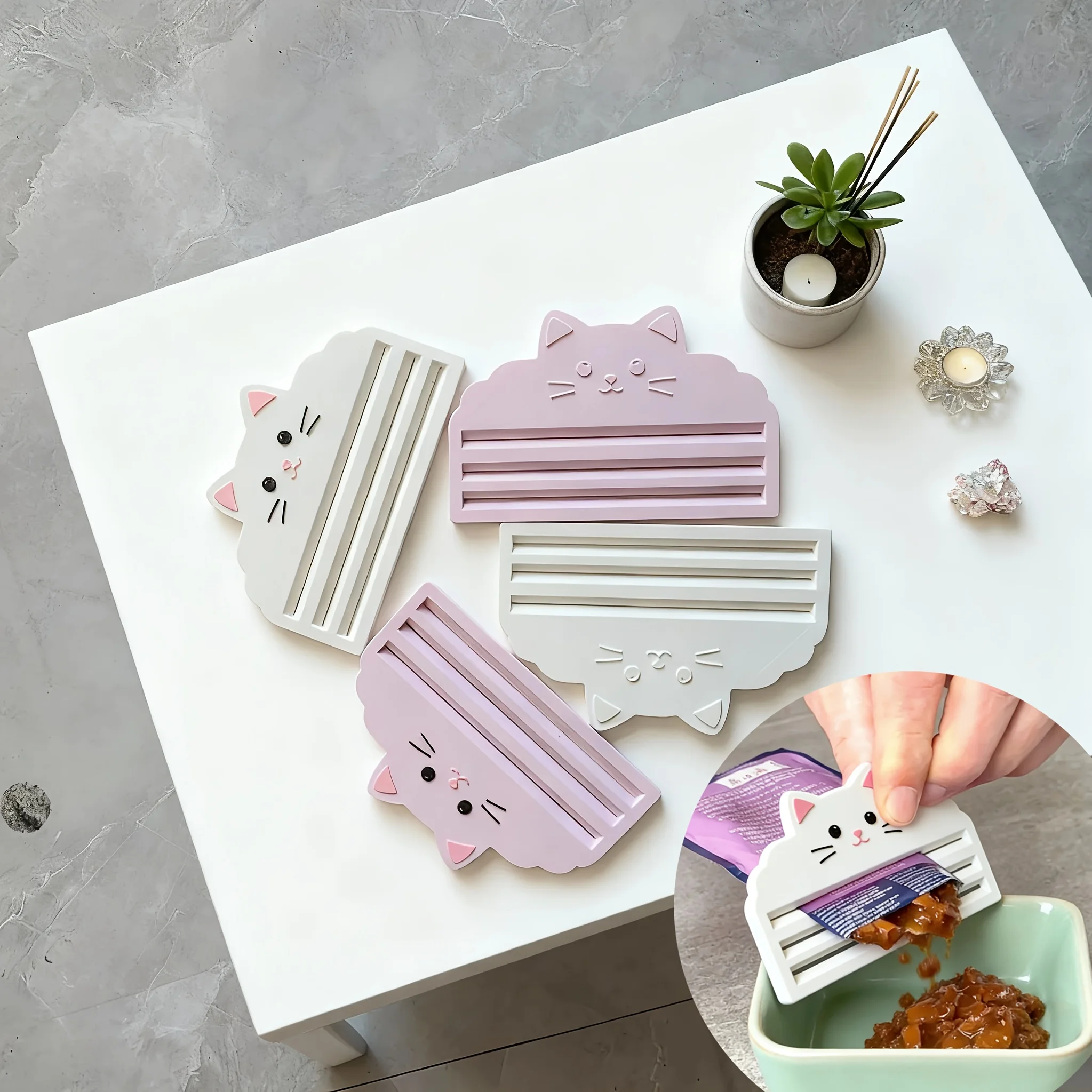 1 spremiagrumi per gatti: estratti efficacemente il cibo da sacchetti, maximizza le avanzi, perfetto per i proprietari di gatti che valoricano l'alimentazione pulita - immagine 4