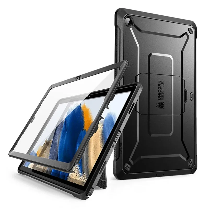 Enhanced Full-Body Rugged Heavy Duty Tablet Case with Built-in Screen Protector