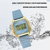 NAVIFORCE Woman Fashion Watches Fashion Sports Watch Silicone Strap 3ATM Waterproof Time Display Women's LCD Digital Watch Gift