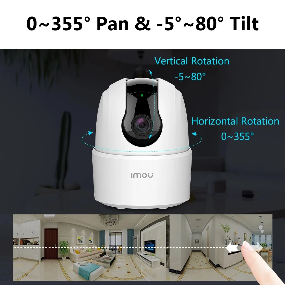 IMOU Ranger 2C TA22C 2MP Indoor WiFi PTZ IP Video Surveillance Camera  IPC-TA22CP