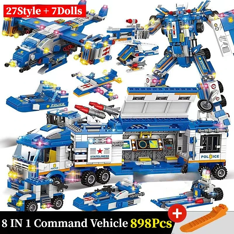 Compatible With Lego City Fire Fighting Truck Car Vehicle Police Building  Block Diy Model Educational For Kids Toys Holiday Gift - Blocks - AliExpress