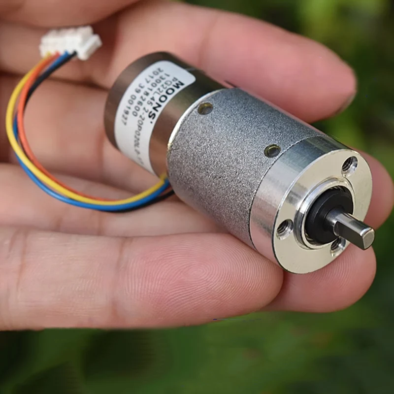 Metal Gearbox, redutor de engrenagem, 2-fase, 4-Wire