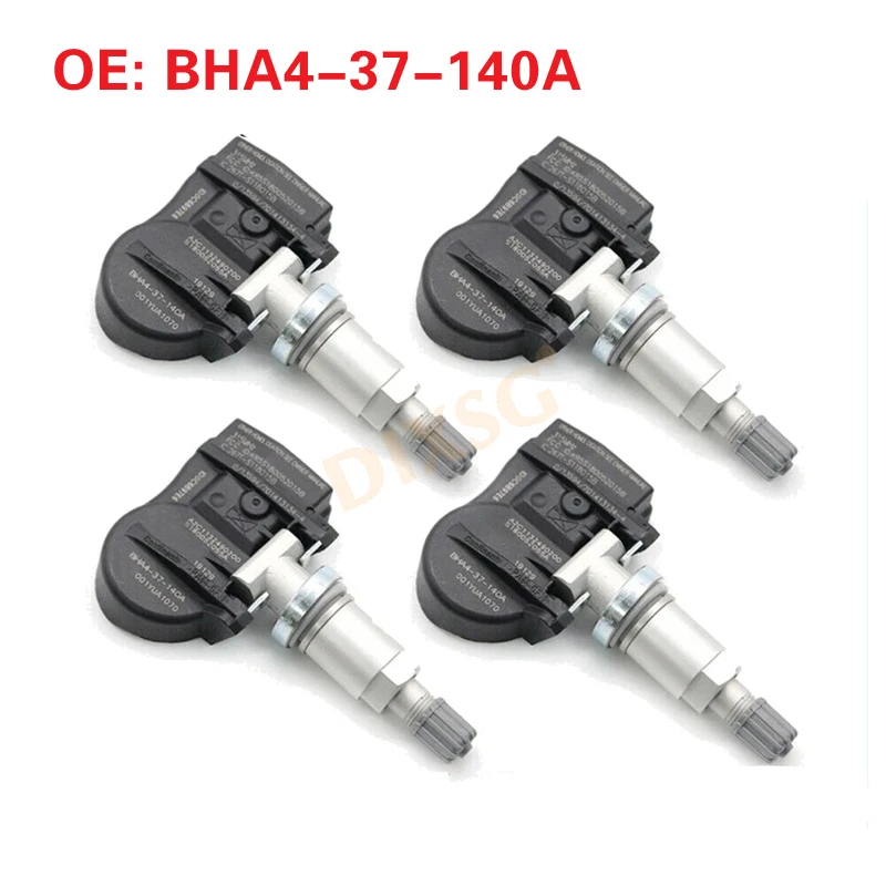 4Pcs Tire Pressure Monitor Sensor BHA4-37-140A For Mazda 2 3 5 6 CX-3 CX-5 CX-7 CX-9 MX-5 Miata RX-8 BHA437140A TPMS 433MHz