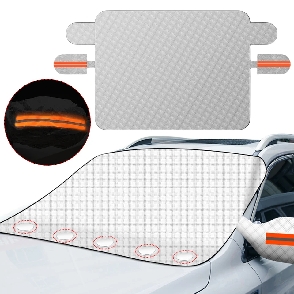 Copriparabrezza Magnetico Antigelo E Parasole - 145x188cm Per SUV E Auto Grandi