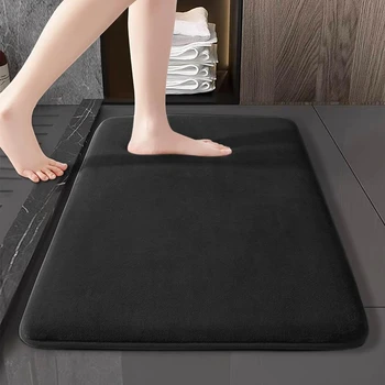 Bathroom Rug Anti-slip bathroom mat Ultra Soft floor mat Non-Slip Water Absorbent floor mat door mat for home decoration