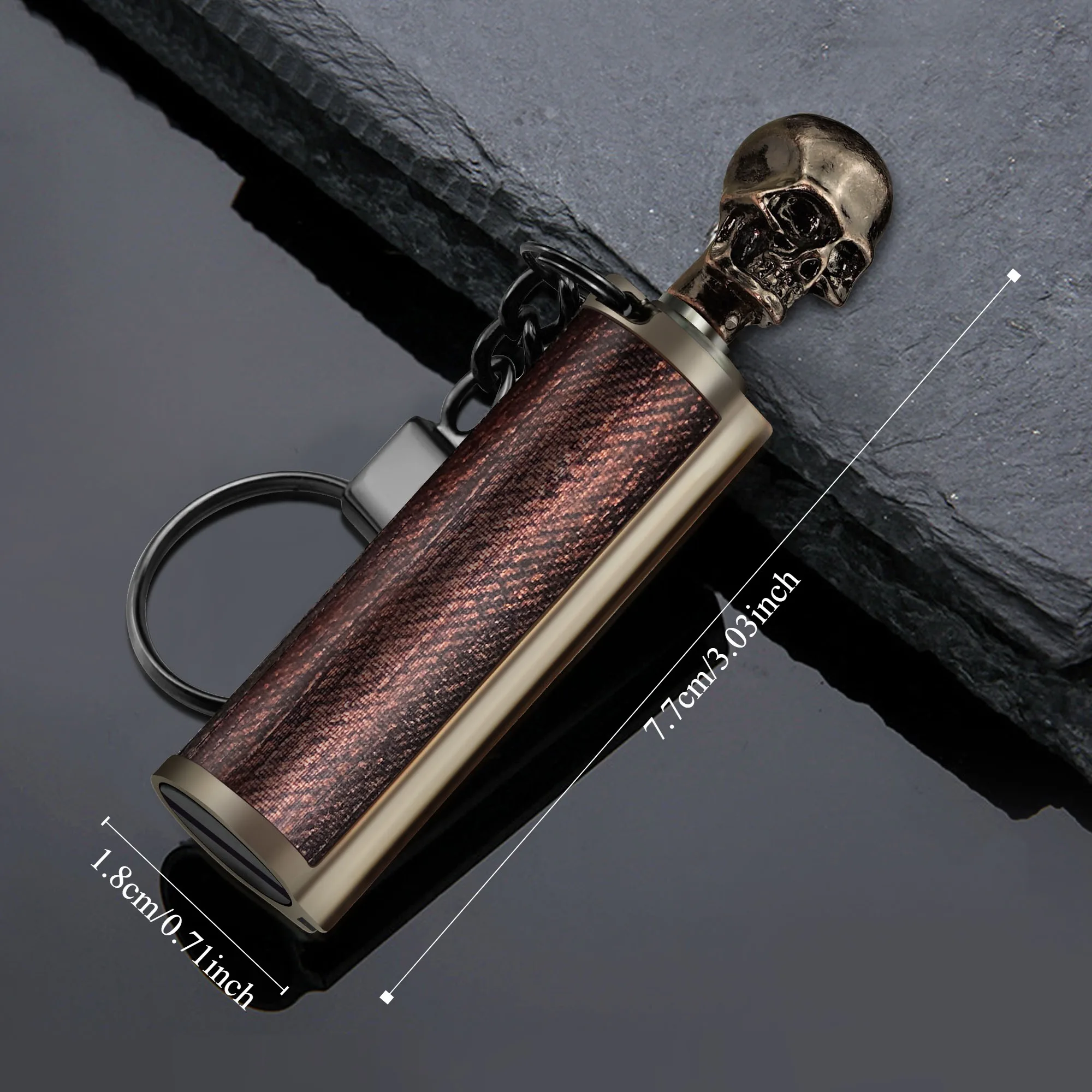 4pcs/set Permanent Outdoor Igniter, Metal Keychain Lighter,Outdoor Emergency Matches,Outdoor Reusable Flint Vintage Lighter