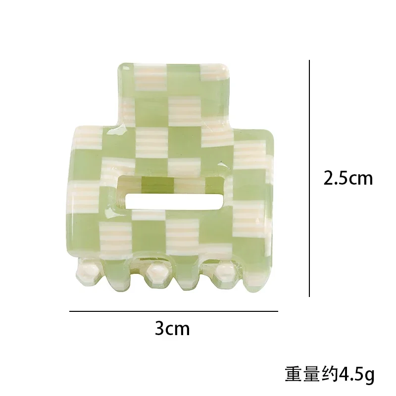 2/5pcs Korea Acetate Hollow Geometry Mini Hair Claws Crab Hair Clips for Child Girls Hairpins Hair Accessories Kids Barrettes