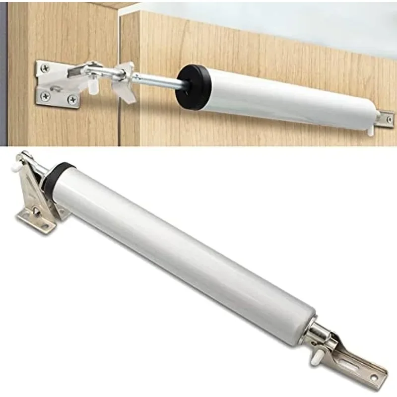 Automatic door soft close 90 degrees door closer 35KG pneumatic adjustable speed positioning stop door stopper door closer