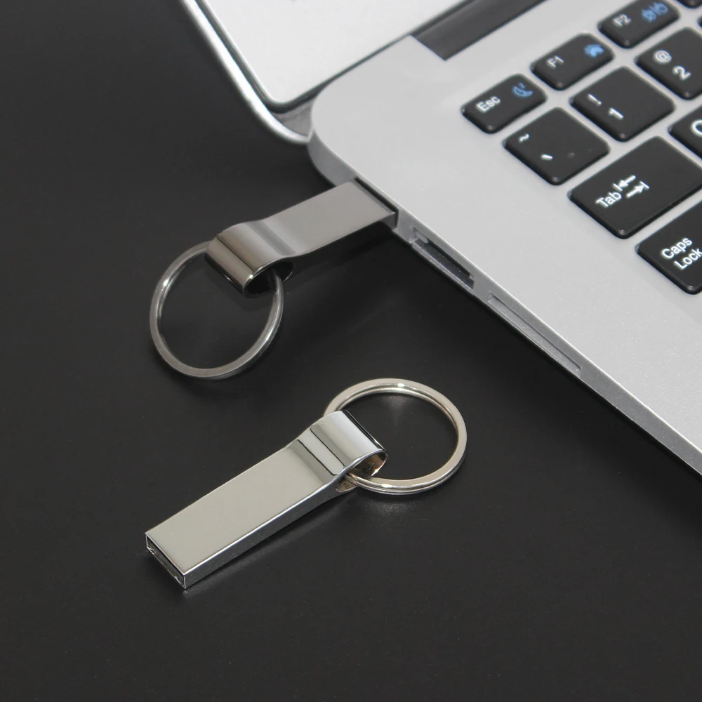Metal USB 2.0 Flash Drive 128GB 64GB 32GB 16GB 8GB Key Ring Pen Drive Creative Gift for Computer U Disk usb flash drive flash drive