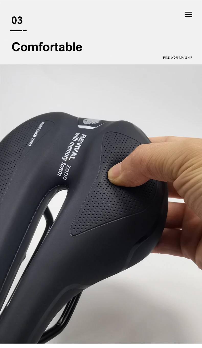 Siège De Vélo Universel Grand Confort Avec Dossier - Selle Large Type Cruiser - Noir - Livré Avec Outils