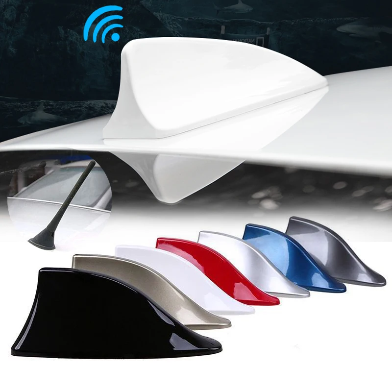 Car Shark Fin Antenna Roof Radio Signal Aerials for Ssangyong Korando Rexton Rodius Automobile Accessories |