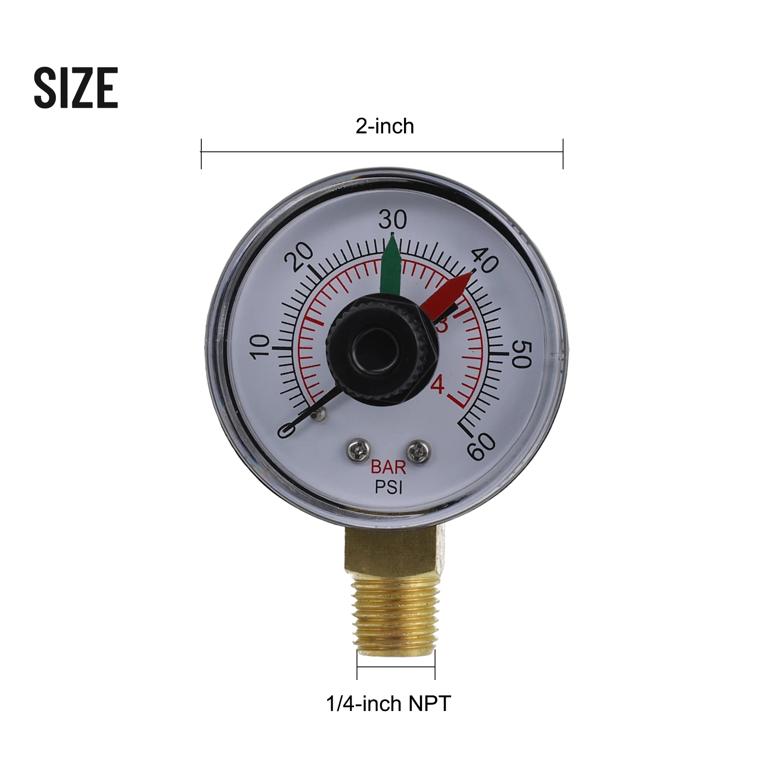 

Reliable Pressure Gauge for Hayward Pro and HCF Series Filters Long lasting Material and Monitor Filter Performance