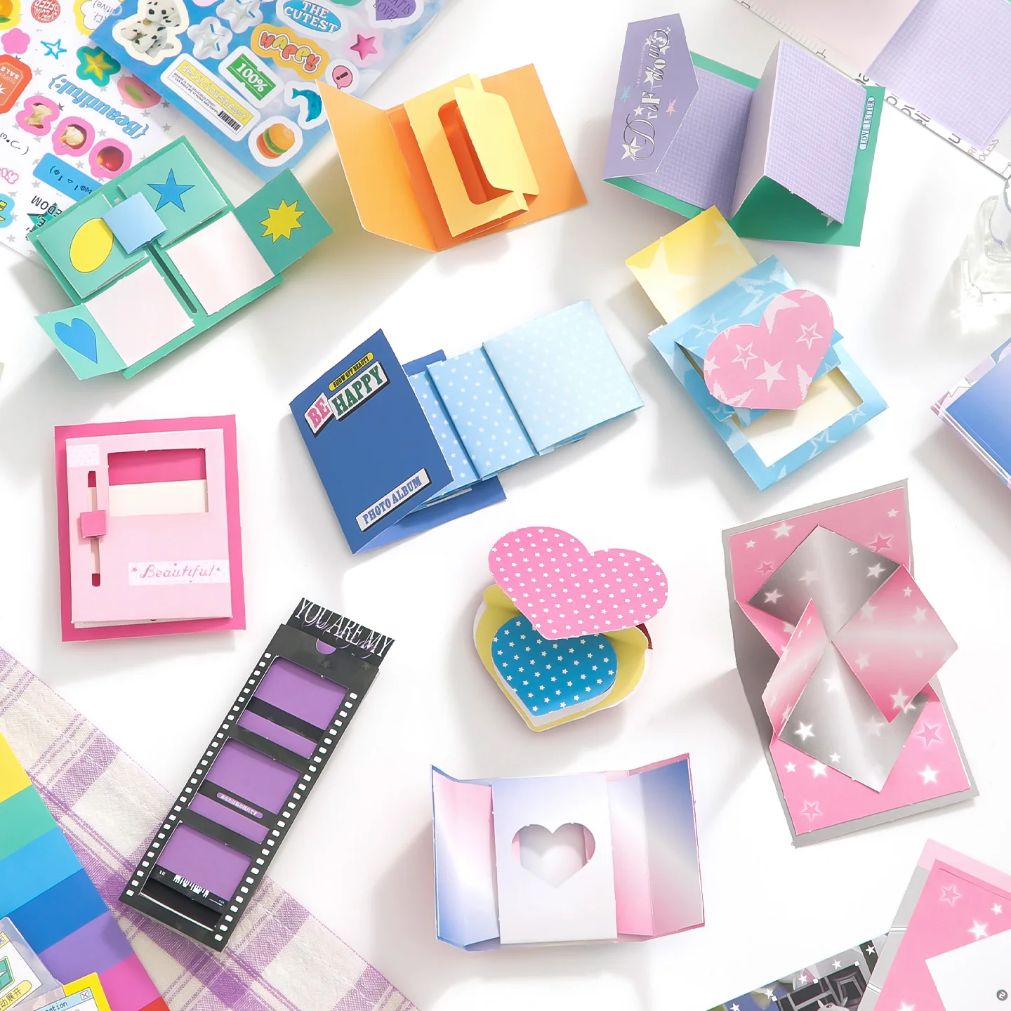 Creative Mechanism Material Kit for DIY Scrapbooking and Handmade Artworks
