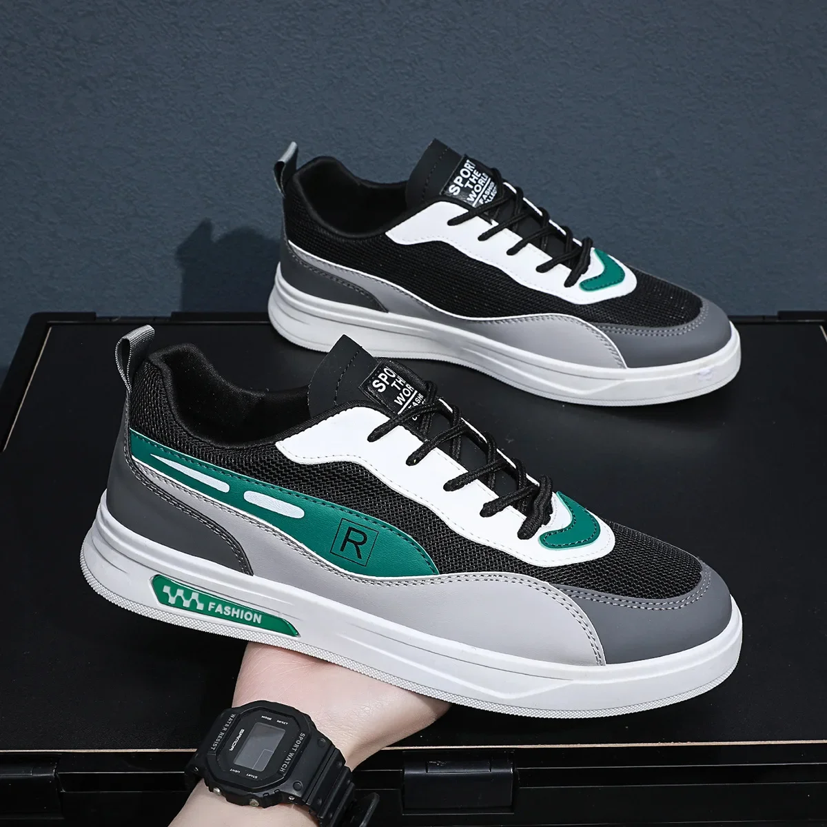 

Summer Men's Shoes 2024 New Spring/Summer Shoes Men's Mesh Men's Casual Board Shoes Forrest Gump Versatile