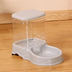 Automatic Pet Feeder & Water Dispenser with Large Capacity Storage (Grey feeders)