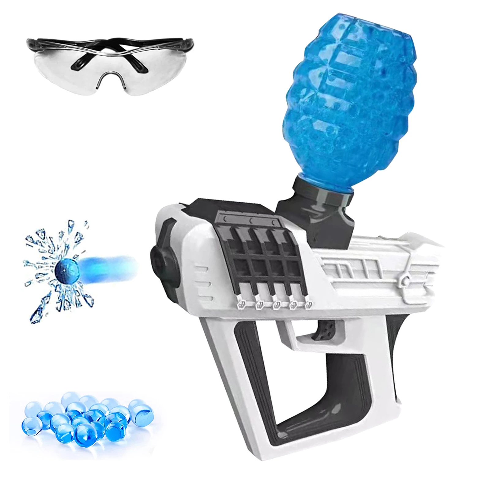 ゲルブラスターガン 子供と大人のための電気ボールガン さまざまな色 リットル 最大範囲15m Aliexpress