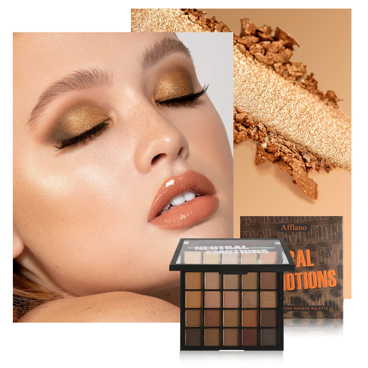25 Color Naked Nude Eyeshadow Palette Highly Pigmend Matte Shimmer Natural Smokey Eyeshadow Pallet Long Lasting Waterproof