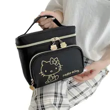 

Kawaii Sanrio HelloKitty Multifunction Portable Vanity Case Women Bag Extra Large Capacity Bag Cosmetic Bag Toiletry Storage Bag