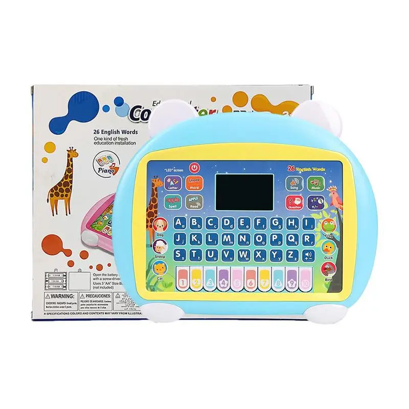 Kids Tablet Toy Early Learning Machine With LED Display Words Learning