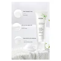 1/2/3 PCS Camellia Amino Acid Facial Cleanser With Brush Head Deep Cleansing, Fresh Oil Control Foaming, Mild Non-Irritant 2