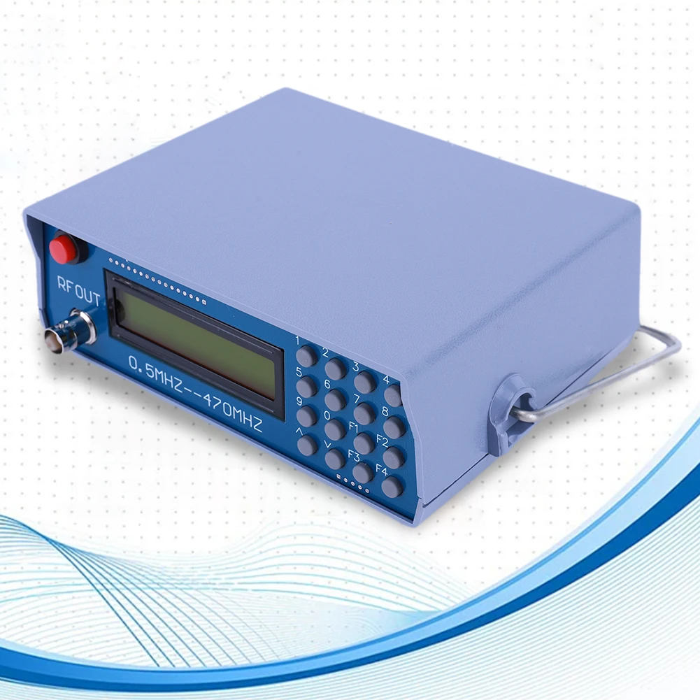 FM 라디오용 계량기 테스터, 고정밀 RF 신호 발생기, 계량기 테스터, 0.5-470Mhz