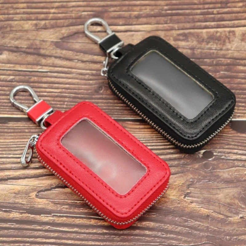  Leather Car Key Fob Cover, Key Case for Keychain Car Key Chain Case  Holder Auto Key Shell Unisex Mens Womens (Black) : Clothing, Shoes & Jewelry
