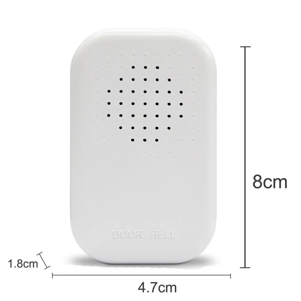 DC 12V Wired Doorbell Wall-mounted Security Access System Electronic Doorbell Ding-dong Sound
