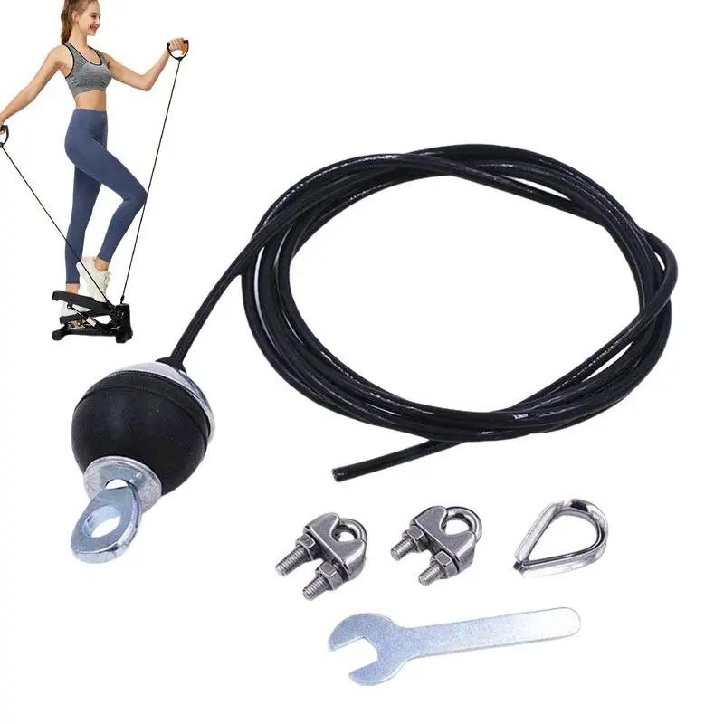 

Шкив для домашнего тренажерного зала, стальной трос, кабель-шкив, приспособления, домашний тренажерный зал, кабель-шкив, сменный шкив для фитнеса, толстый