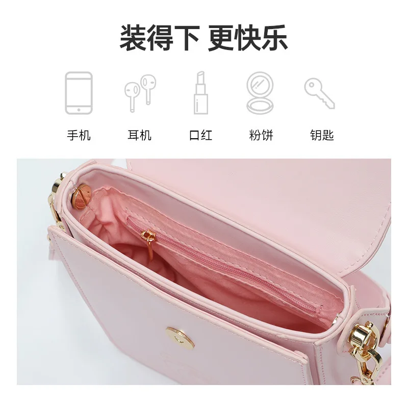 Disney Lotso Purses and Handbags Fashinable PU Bags for Women Cartoon Kawaii Crossbody Shoulder Bag Anime Case Cute Wallet