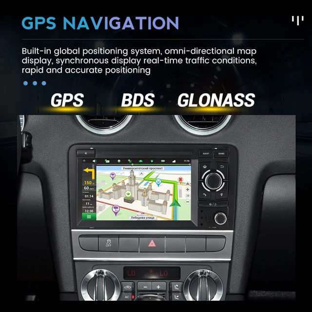 AWESAFE Autoradio Android 12 pour Audi A3 8P S3 RS3 Sportback [2Go