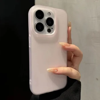 Fashion Soft Matte Candy Phone Case For iPhone 17 16 11 12 13 14 15 Pro Max Plus X XS Max Transparent Bumper Cases Cover 1