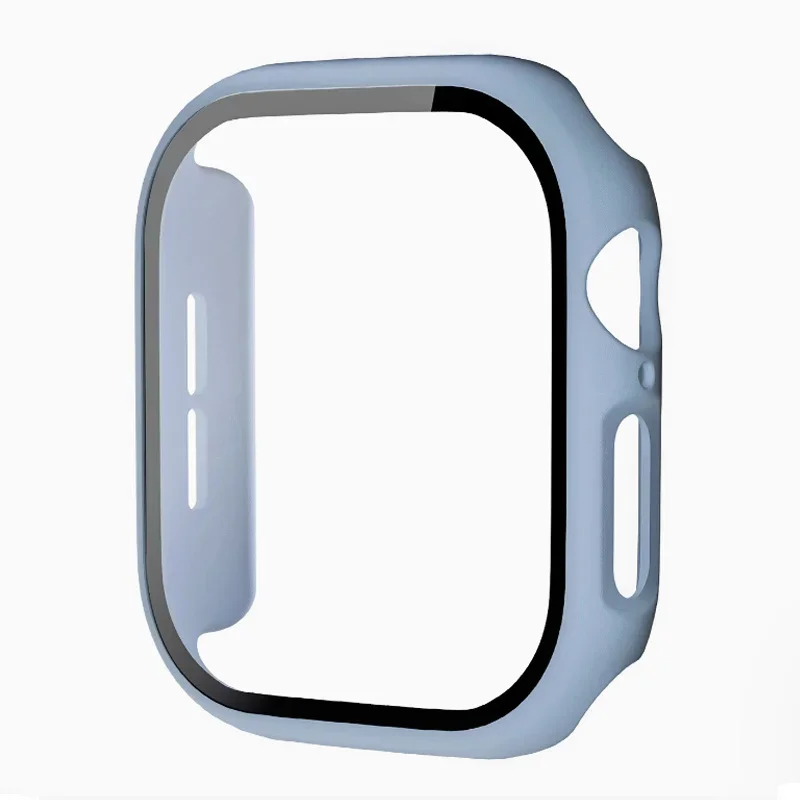 Apple Watch Matte Hard Bumper with Tempered Glass Screen Protector - 2025 Edition