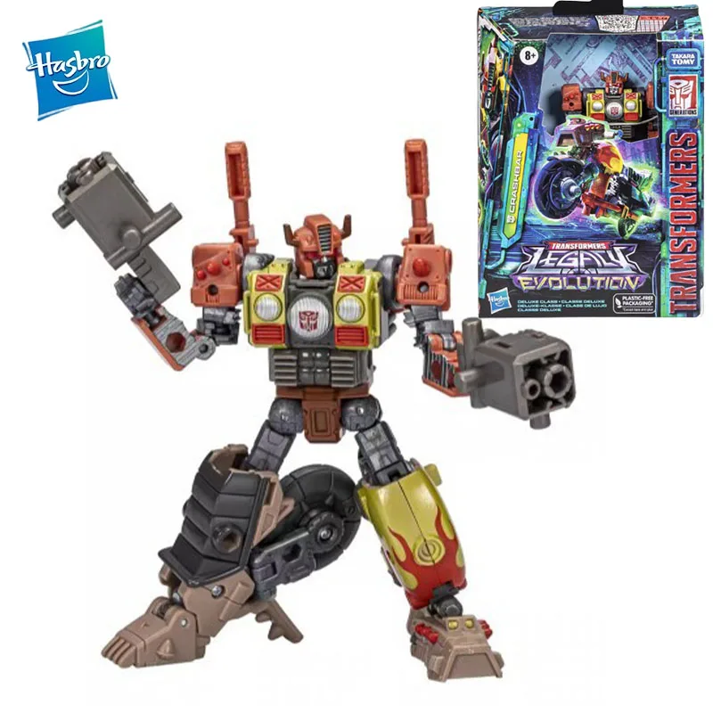 

В наличии Оригинальные фигурки Hasbro Трансформеры серии Legacy Deluxe Crashba Аниме фигурки модели игрушки