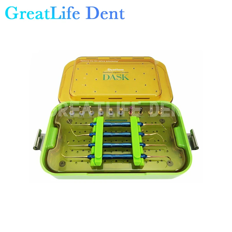 

GreatLife Dental Drill Stoppers Sinus Lifting Elevation Solution Tool Instrument Dask Dentium Advanced Sinus Dentium Dask Kit