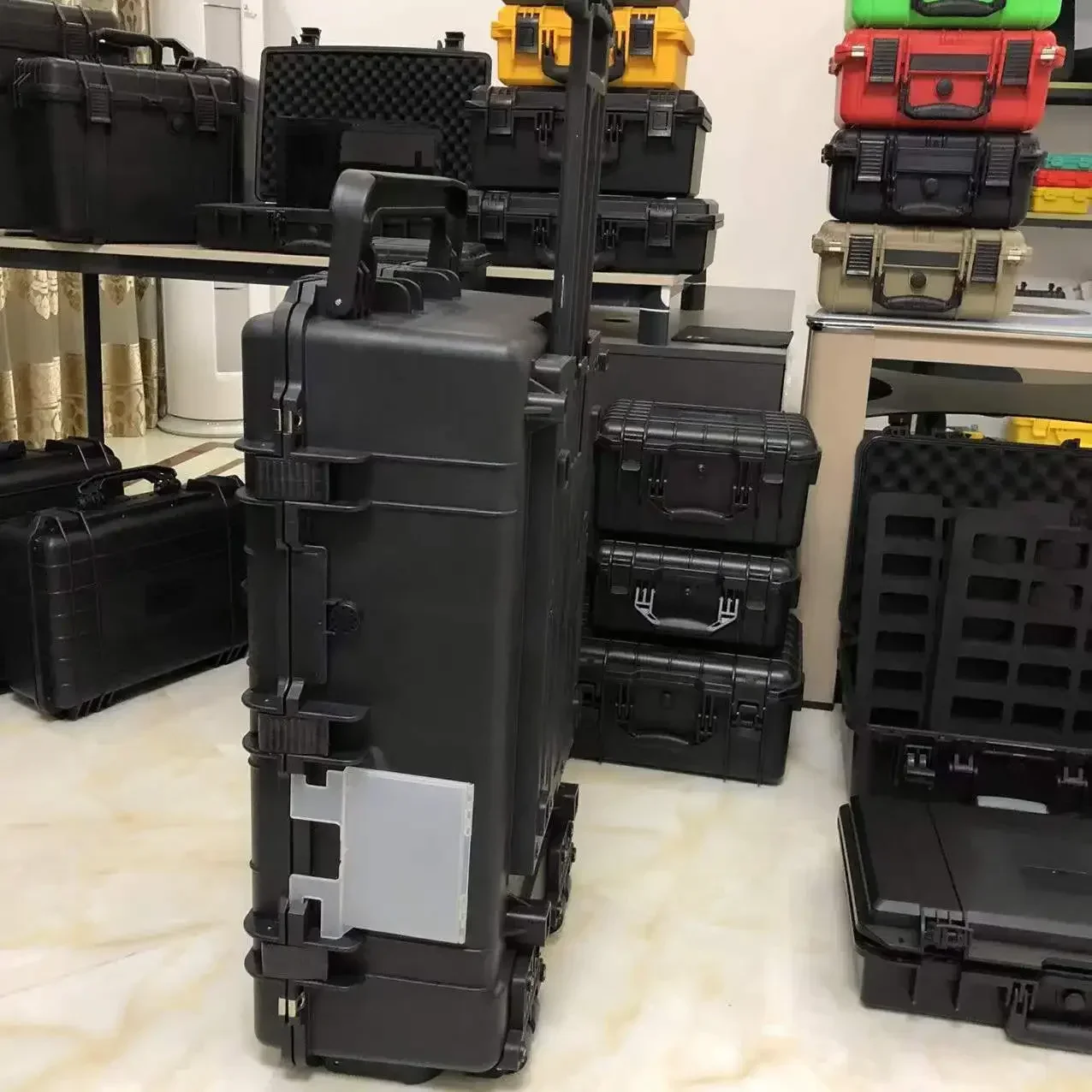 for 720x530x280mm DPC134-2 china IP67 Waterproof plastic pelican hard case with foam 6