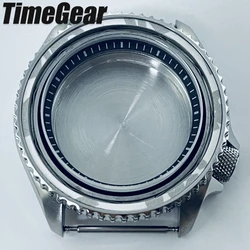 Sleek Black Ring Watch Case with Sloping Bezel and 3.8 Crown (1.No Bezel Insert)