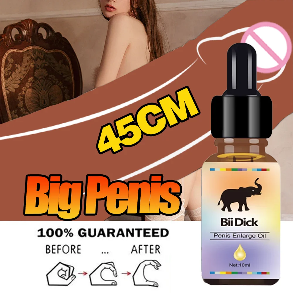 

Big Dick Penis Thickening Growth Massage Enlargement Oil Sexy Orgasm Delay Liquid for Men Cock Erection Enhance Products Care