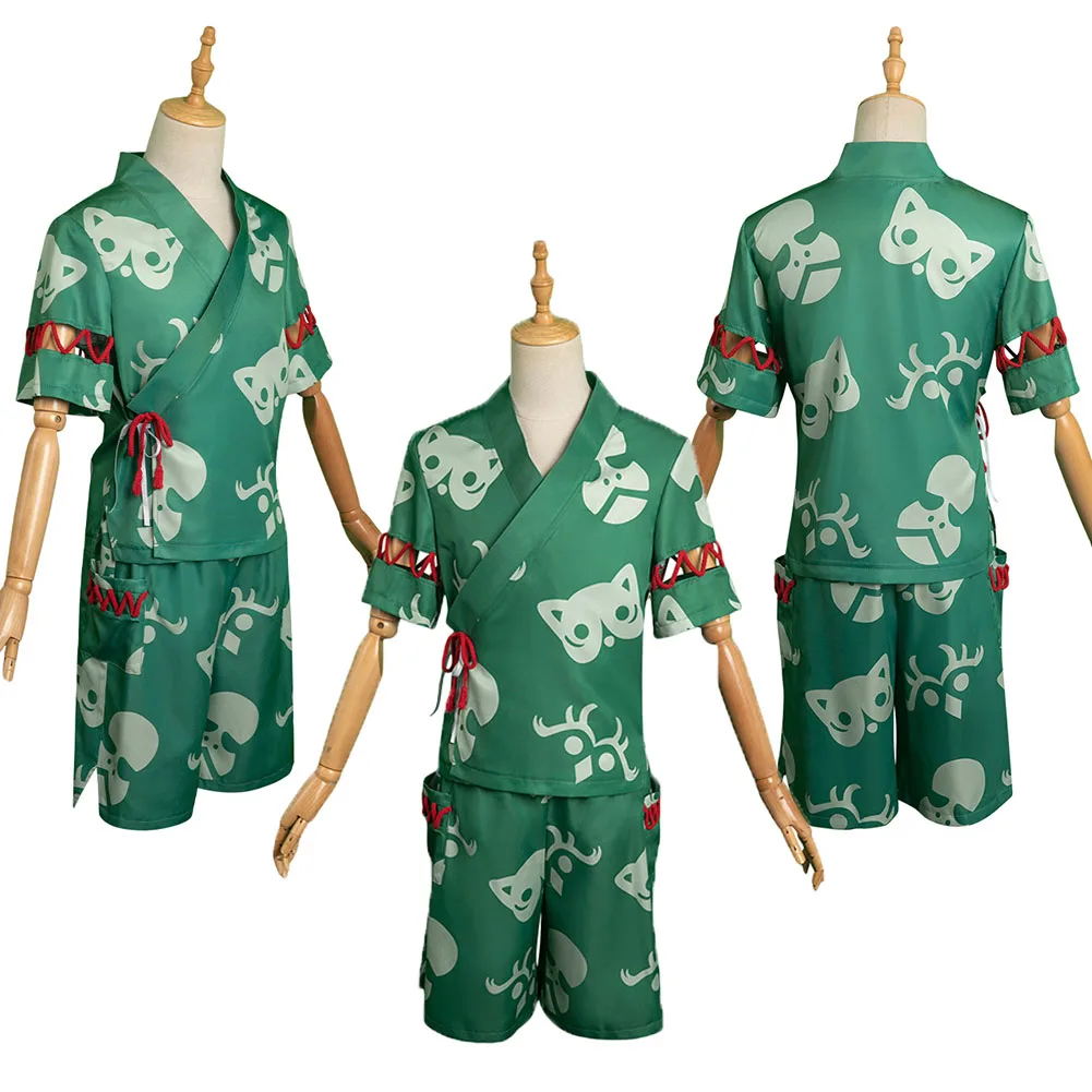 

Аниме игра алый и фиолетовый Перрин Косплей фантазия костюм для женщин мужчин Взрослый топ с принтом короткие наряды Хэллоуин