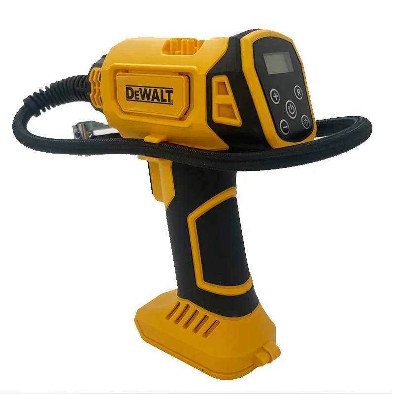 DEWALT 공기 압축기 자동 타이어 팽창기 18V 배터리용 자동차 자전거용 디지털 압력 게이지가 있는 무선 전기 펌프