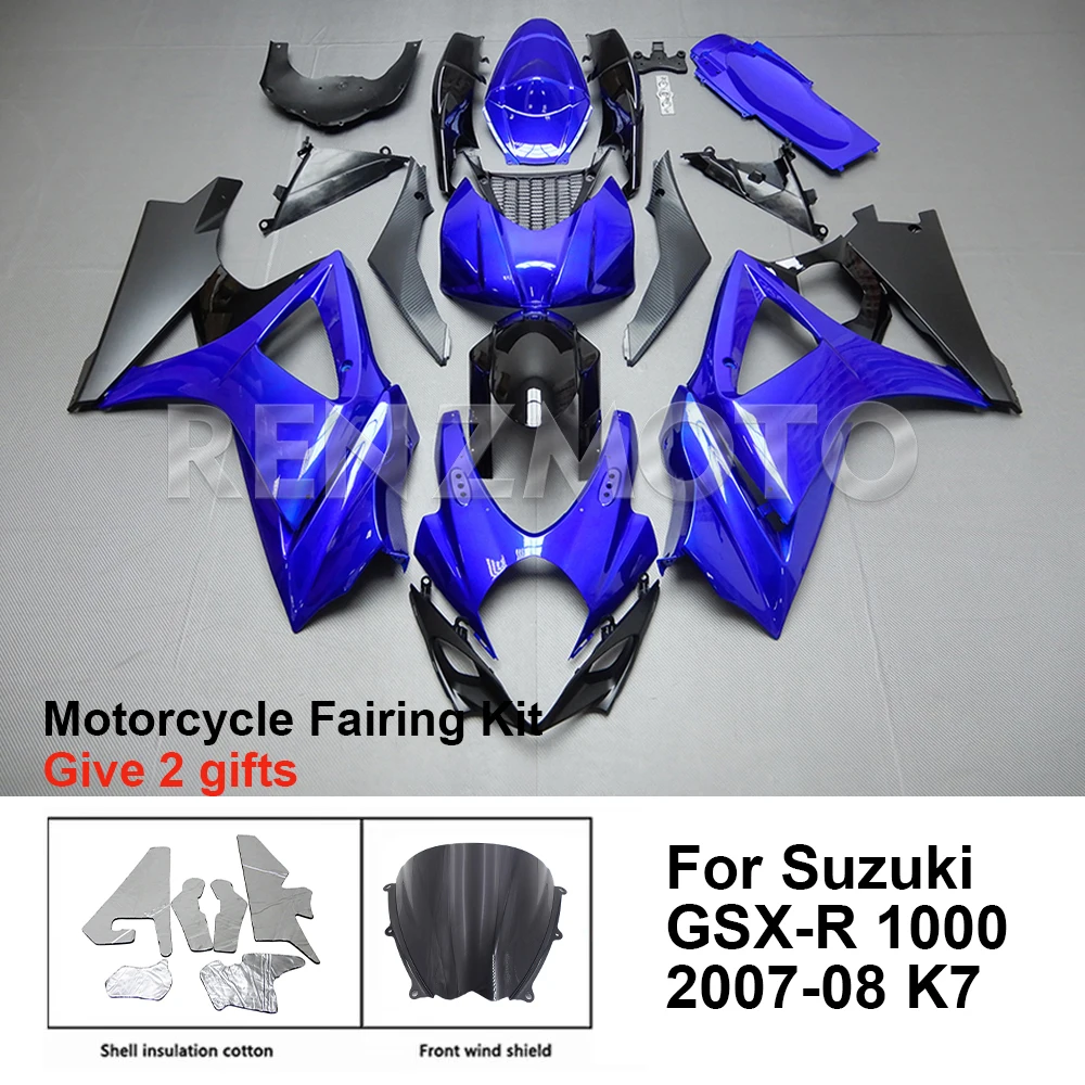 

Motorcycle Fairing Set Body Kit Plastic For Suzuki GSXR GSX-R 1000 2007-08 K7 Accessories Injection Bodywork S1007-109a
