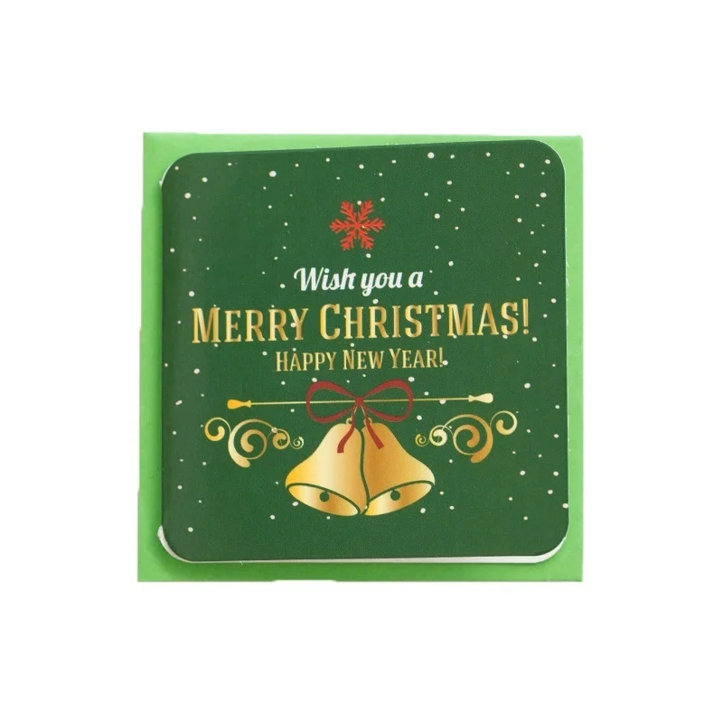24 Teile/los Weihnachten Grußkarte Kinder Mini Weihnachten Segen Grußkarten Umschlag Neujahr Postkarte Geschenkkarte Weihnachten Party – Detail 14