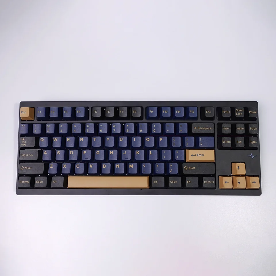 KBDiy 174 Keys GMK Blue Samurai Keycaps for Mechanical Keyboard