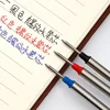 3Pcs 11.4cm Threaded Rotary Metal Pen Refills Blue/black/red Ballpoint Pen Rod Signing Pen Refill 0.7mm Office School Stationery 2