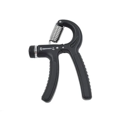 Ergonomic Spring Grip Wrist & Arm Strength Training Device (Black)