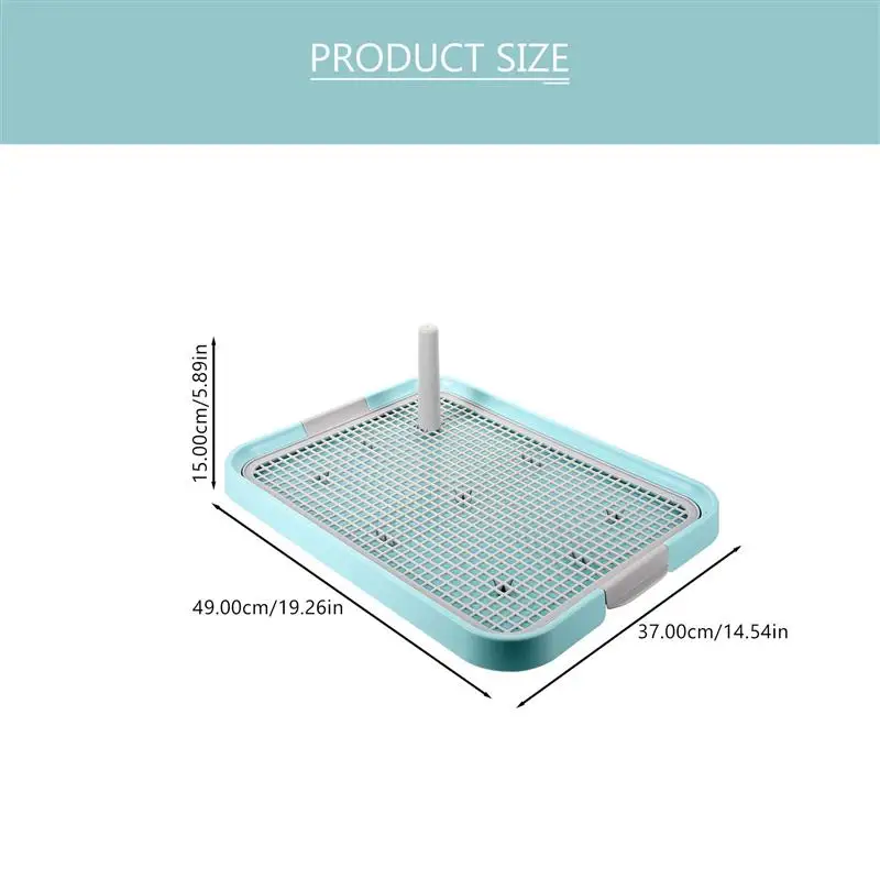 Puppy Toilet Anti-Slid Training Pee Pad Plastic Mesh Dog Toilet Dog Potty Tray Pet Indoor Potty 49x37x15cm 1pc pet potty tray