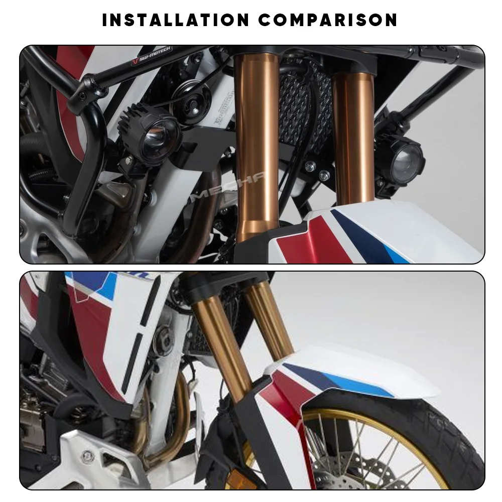 혼다 CRF1100 CRF 1100 L 아프리카 트윈 어드벤처 스포츠 2019 2020 2021 2022 용 라이트 마운트 안개 램프 스포트라이트 브래킷 홀더