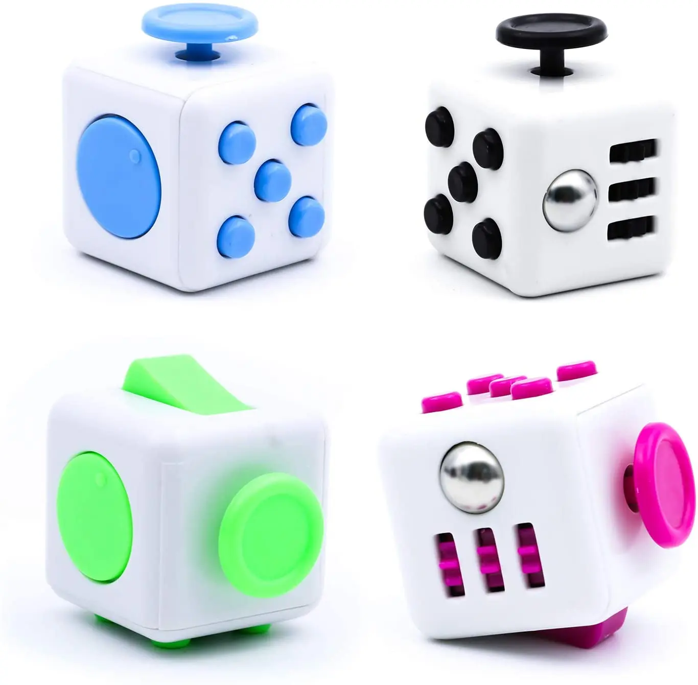 Solid Color Fidget Decompression Dice for Release Stress Autism Anxiety Relieve Adult Kids Stress Relief Anti-Stress Fingertip