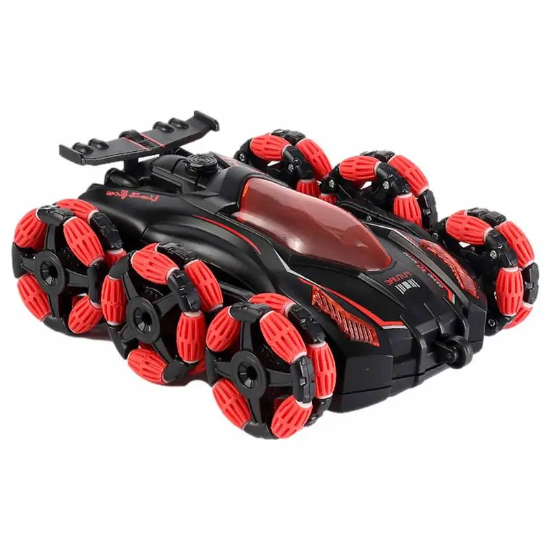 CIADAZ Carro de acrobacias de controle remoto brinquedo de carro RC com  luzes LED piscando 360 ° para crianças meninos meninas : :  Brinquedos e Jogos