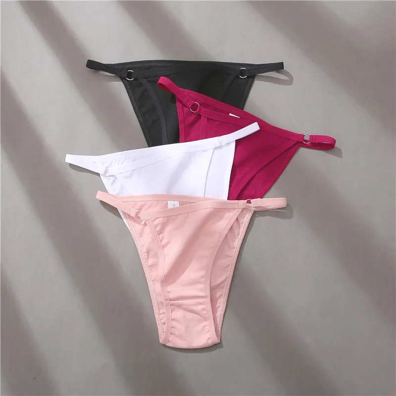 Cotton Lace Briefs Set - Womens Comfortable Underwear 3 Pcs S-XL